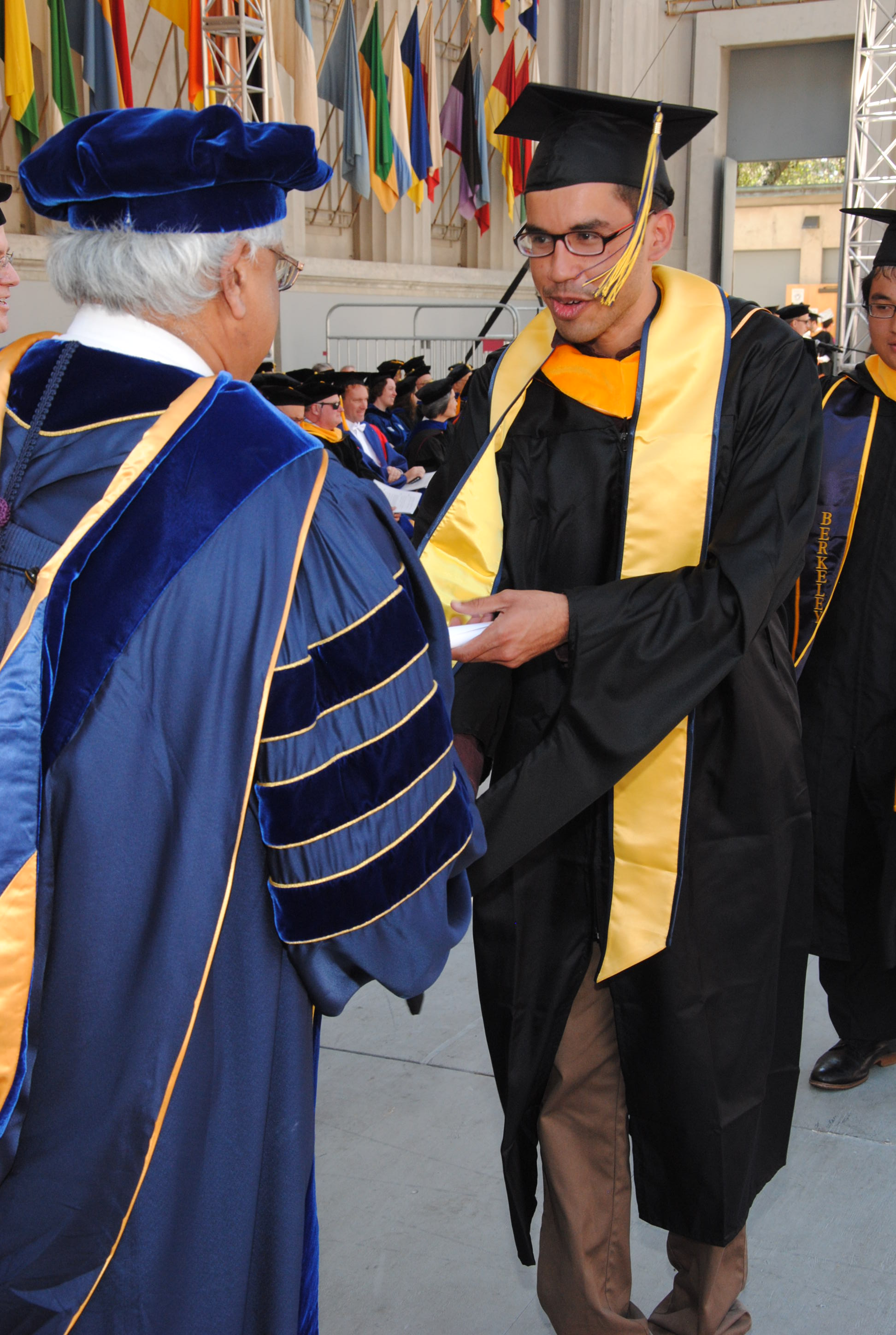 Parth Loya at his graduation ceremony